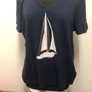 Tommy Hilfiger V-Neck Tee shirt size XLG